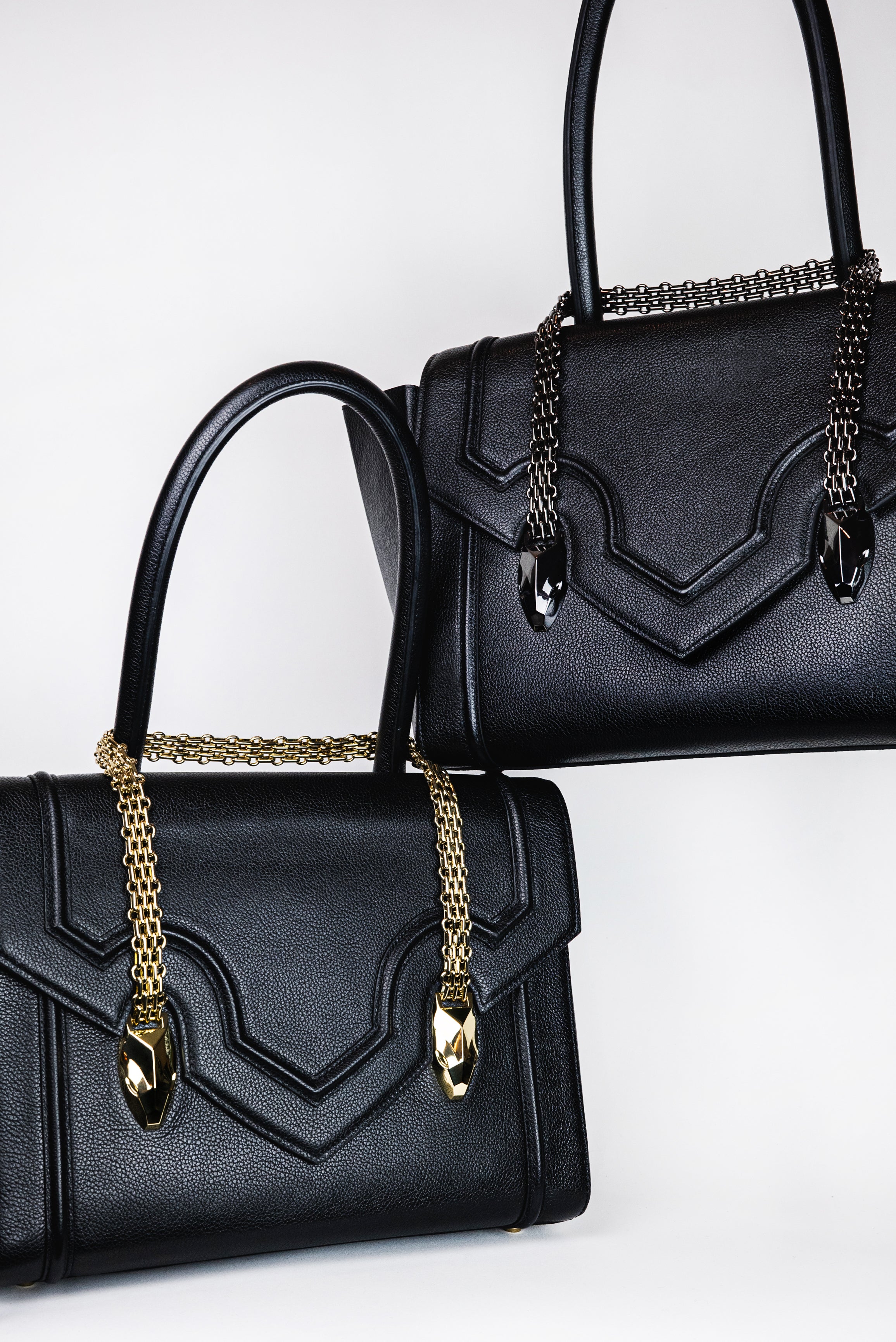 Gunmetal Icon Shoulder Bag