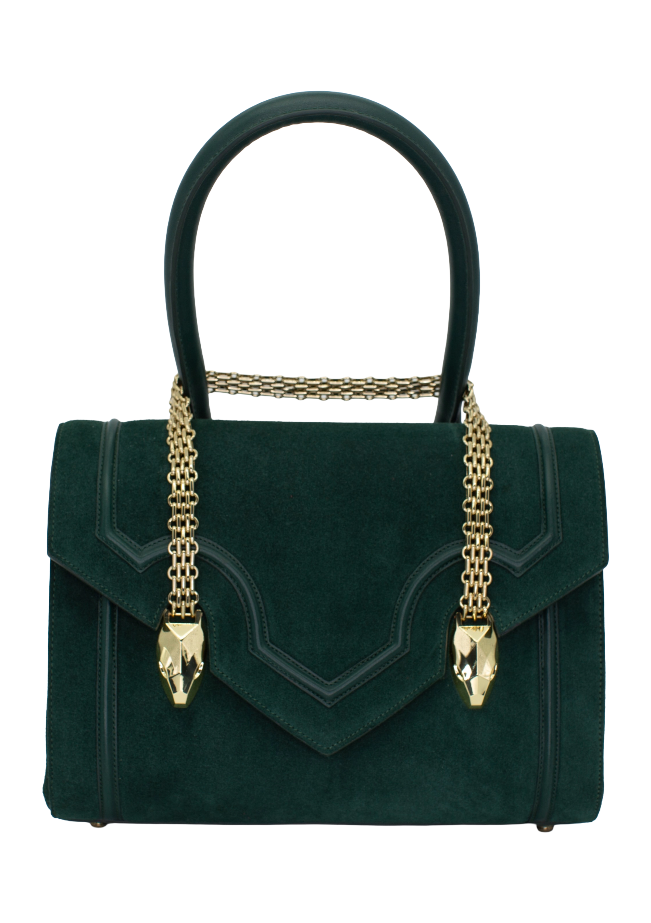 Teal Suede ICON Shoulder Bag