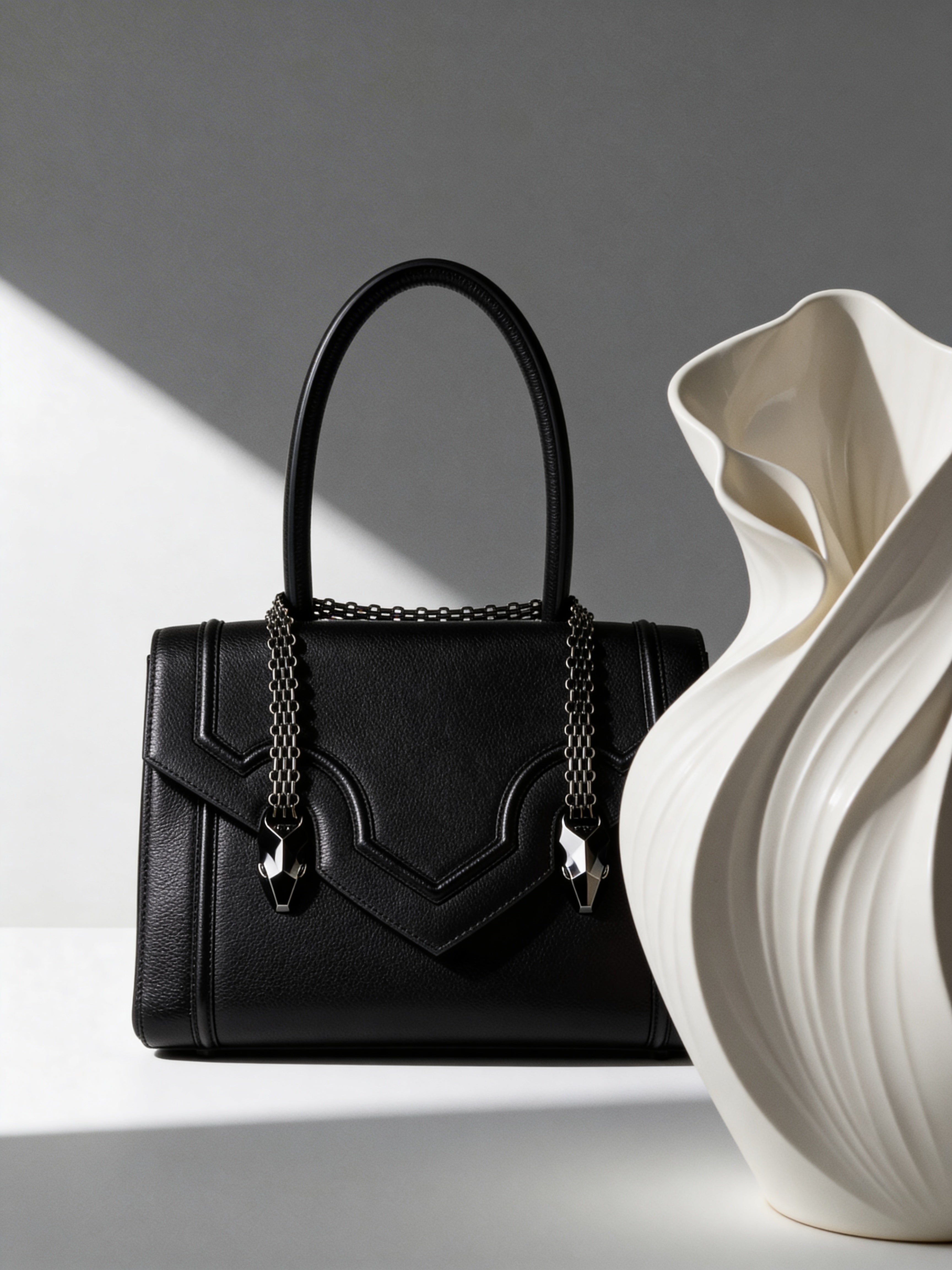 Gunmetal Icon Shoulder Bag