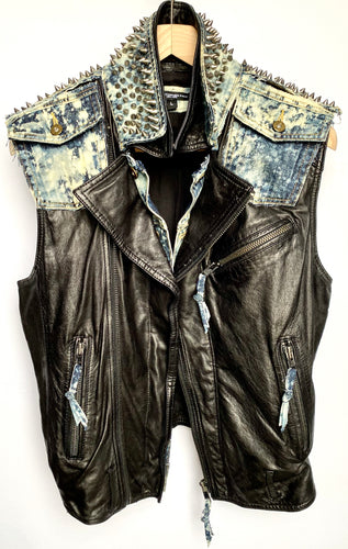 Studded Moto Vest